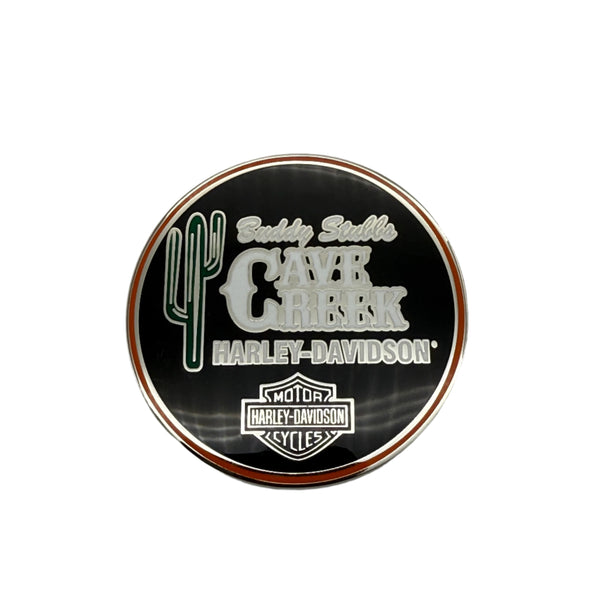 HARLEY DAVIDSON OWNERS GROUP HOG WINGED SKULL CHALLENGE COIN ** MADE IN USA