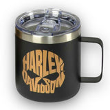 Harley-Davidson® Copper Skull Travel Mug & Water Bottle Set - Stainless Steel - HDX-98641