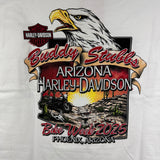 Bike Week 2025 T-Shirt - White Bar & Shield