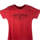 Women's Buddy Stubbs Harley-Davidson Red Decor S/S T-Shirt