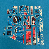 STATE FORTY EIGHT 2026 BIKE WEEK S/S T-SHIRT - TEAL