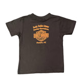 Buddy Stubbs Harley-Davidson Orange B&S Kids Black T-shirt