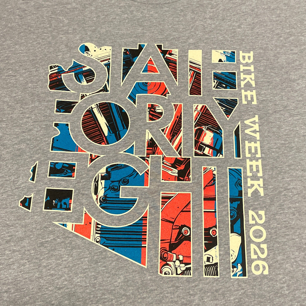 STATE FORTY EIGHT 2026 BIKE WEEK S/S T-SHIRT - GREY