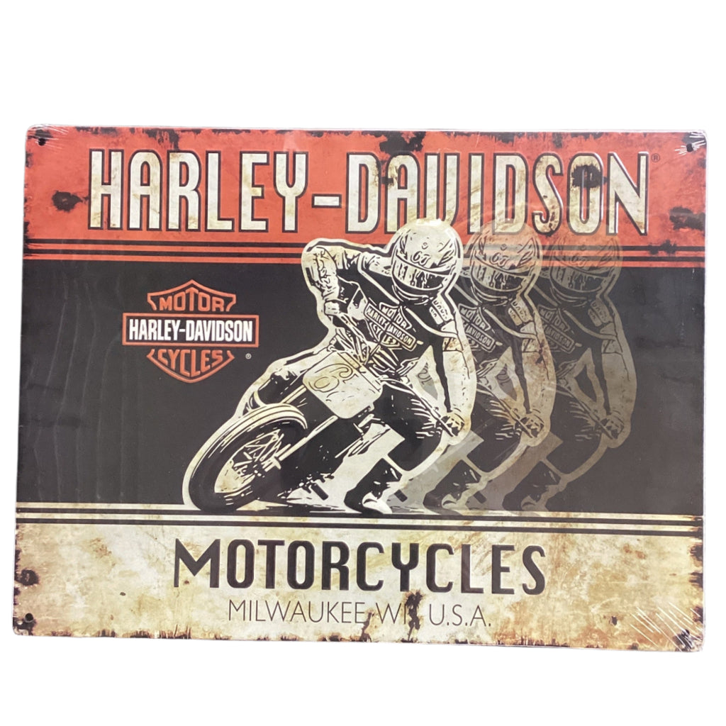 Sign, H-D Racers Tin Sign