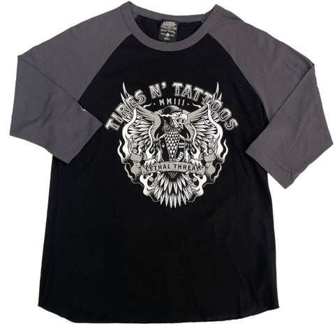 Lethal Threat Men's "TIres and Tattoos" T-Shirt