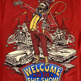 Down N' Out "Shit Show Rowdy Red" T-Shirt