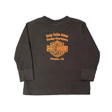 Buddy Stubbs Harley-Davidson Orange Open B&S Kids Black Long Sleeve Tee
