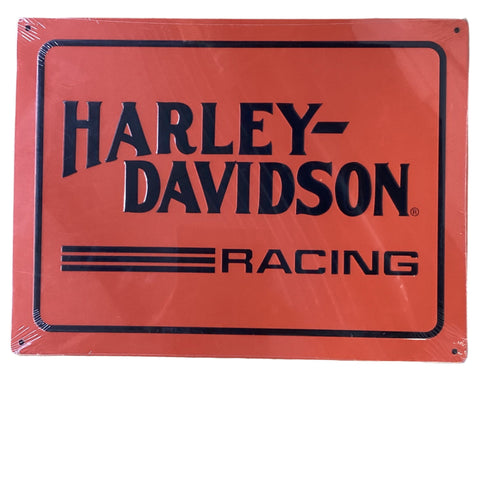 Sign, H-D Racing Tin