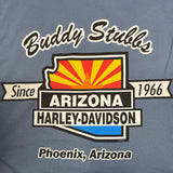 Buddy Stubbs Harley-Davidson Arizona Flag Custom Design S/S Indigo Blue T-Shirt