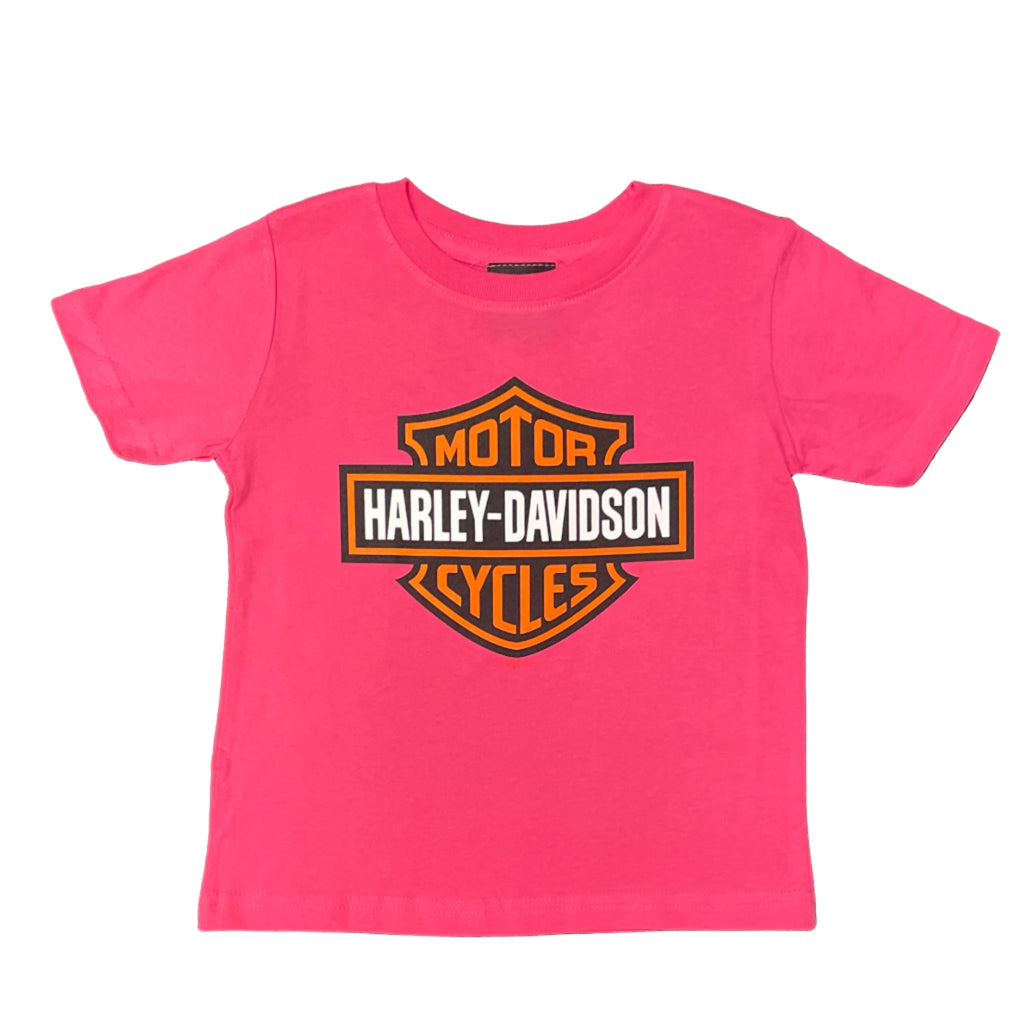 Buddy Stubbs Harley-Davidson Pink B&S Kids Short Sleeve