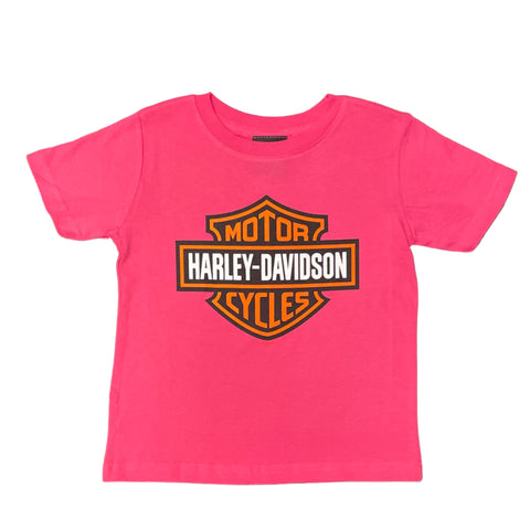 Buddy Stubbs Harley-Davidson Pink B&S Kids Short Sleeve