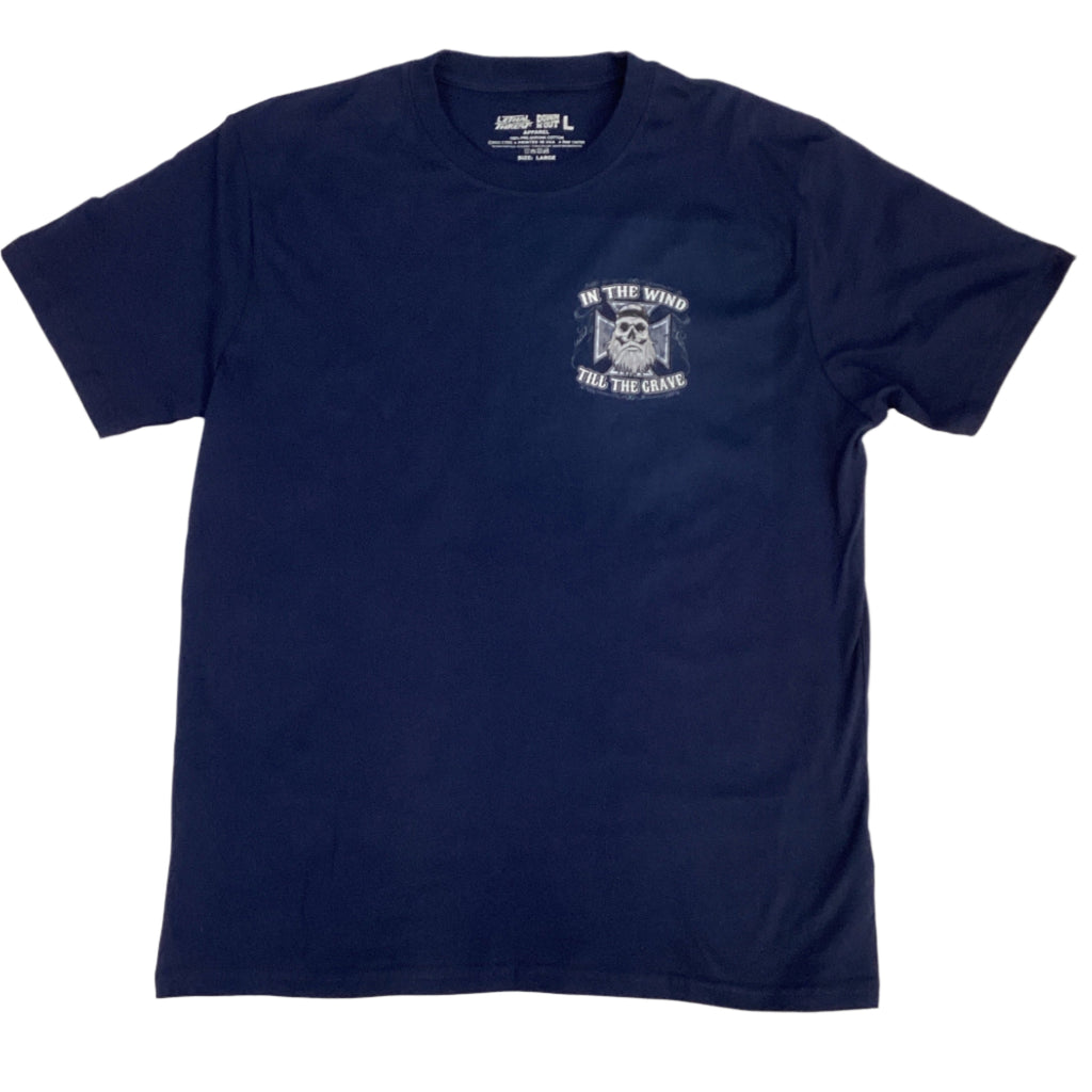 Lethal Threat Men's Navy "In the Wind" S/S T-Shirt