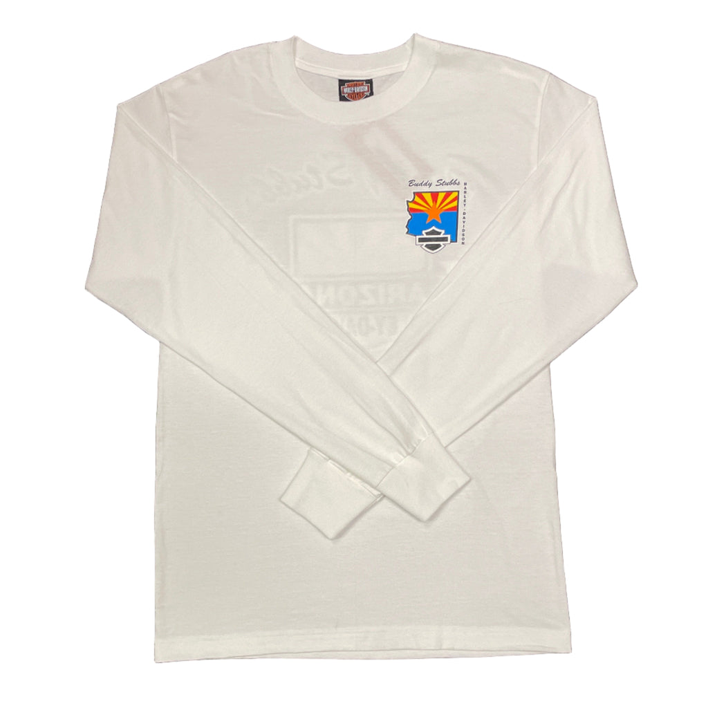 Buddy Stubbs Harley-Davidson Arizona Flag Custom Design Long Sleeve Tee