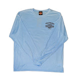Buddy Stubbs H-D Custom Long Sleeve - Light Blue Performance Wicking