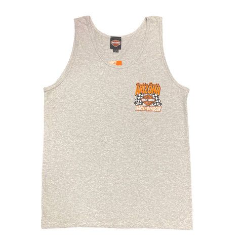 Buddy Stubbs Harley-Davidson Racing Custom Tank Top Grey