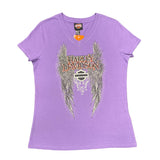 Women's Buddy Stubbs Harley-Davidson Pointed Wings V-Neck Tee