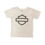 Buddy Stubbs Harley-Davidson Black Open B&S Kids Grey T-shirt