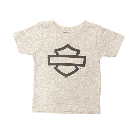 Buddy Stubbs Harley-Davidson Black Open B&S Kids Grey T-shirt