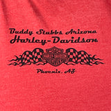 Women's Buddy Stubbs Harley-Davidson Red Decor S/S T-Shirt