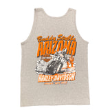 Buddy Stubbs Harley-Davidson Racing Custom Tank Top Grey
