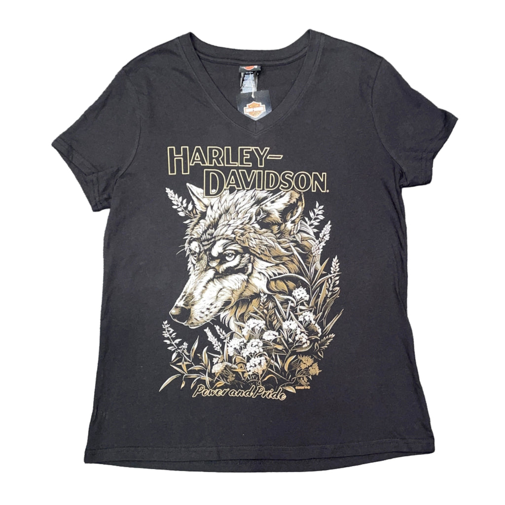 Women's Buddy Stubbs Harley-Davidson Power and Pride V-Neck Tee