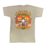 Buddy Stubbs Harley-Davidson "It's a Dry Heat" Heather Green Poly-Blend Short Sleeve Tee