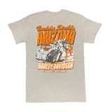 Buddy Stubbs Harley-Davidson Racing Custom Design Short Sleeve Grey