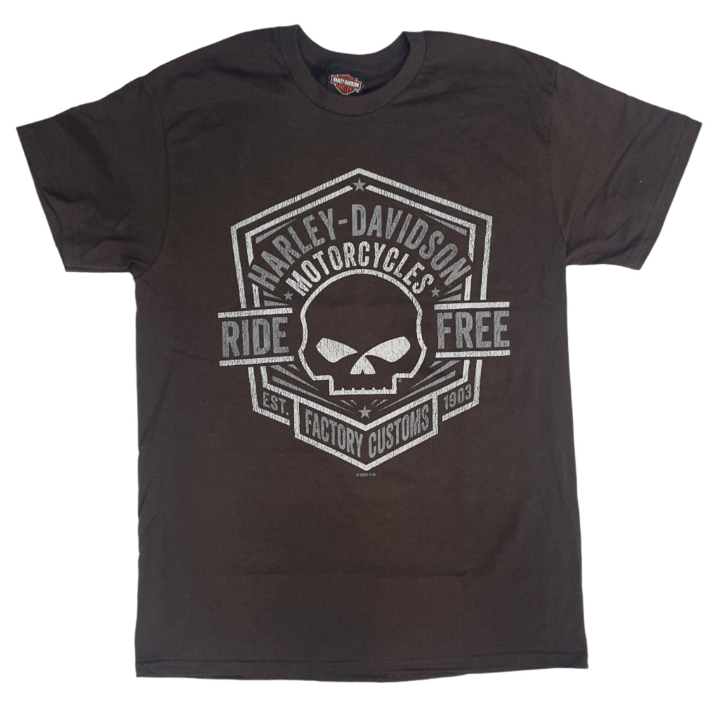 Buddy Stubbs H-D Ambush Chocolate Brown T-shirt