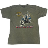 Buddy Stubbs H-D Kickstart Heathered Army Green t-shirt