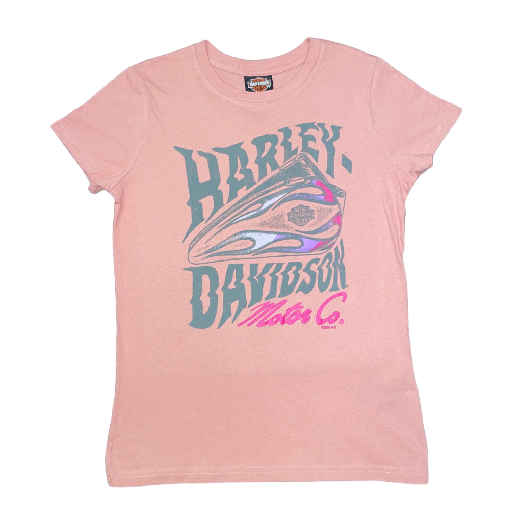 Women's Buddy Stubbs Harley-Davidson Flame Wave Tee