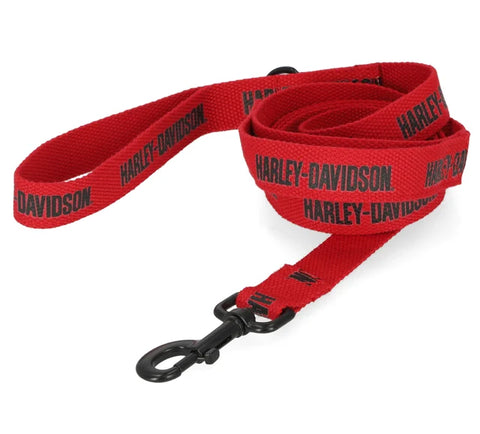 Harley-Davidson Dog Leash in Red