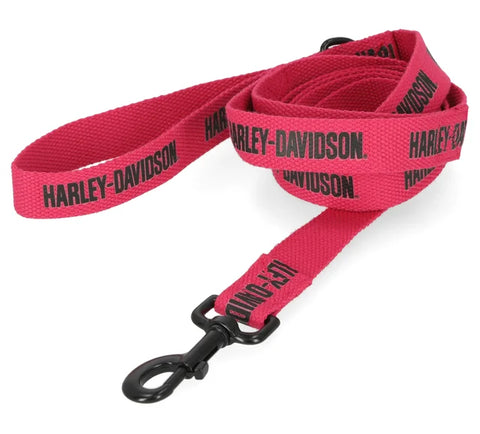Harley-Davidson Dog Leash in Pink