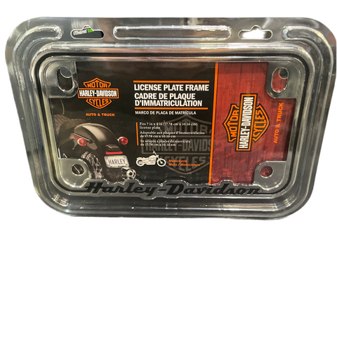 License Plate Frame with Harley-Davidson Script