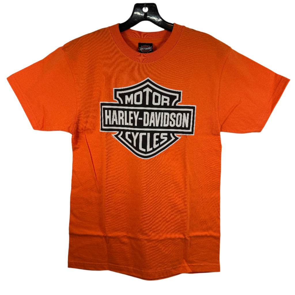 Bike Week 2025 T-Shirt - Orange Bar & Shield