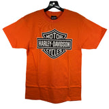 Bike Week 2025 T-Shirt - Orange Bar & Shield