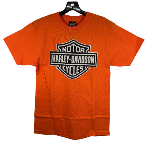 Bike Week 2025 T-Shirt - Orange Bar & Shield