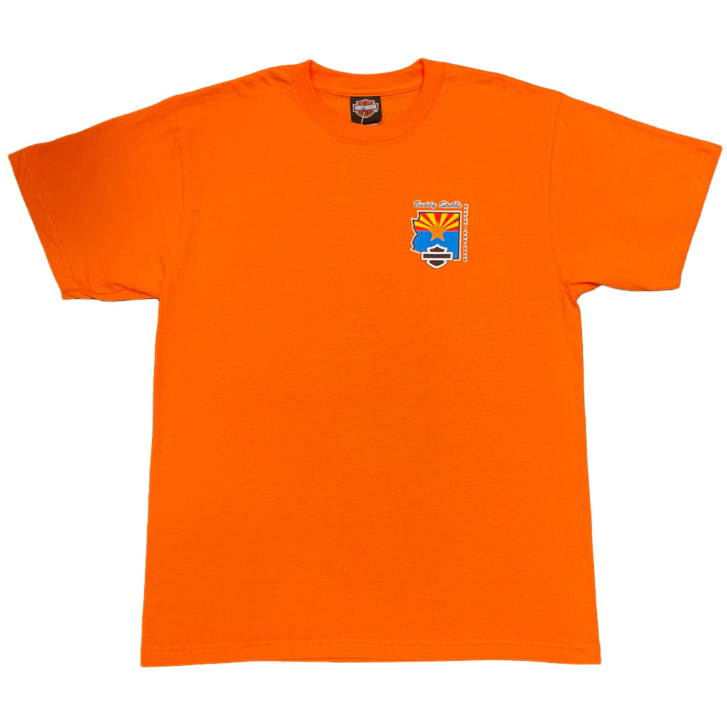 Buddy Stubbs Harley-Davidson Arizona Flag Custom Design S/S Orange T-Shirt