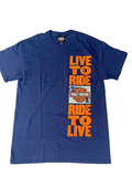 Buddy Stubbs  Motto Tee - Navy