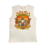 Buddy Stubbs Harley-Davidson "It's a Dry Heat" White Sleeveless