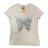 Women's Buddy Stubbs Harley-Davidson Foilfly V-Neck Tee
