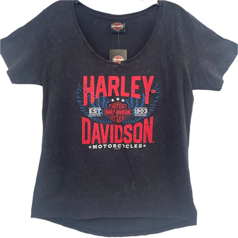 Women's Buddy Stubbs Harley-Davidson Takeoff S/S T-Shirt