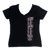 Women's Buddy Stubbs Harley-Davidson S/S Cascade V-Neck