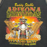 Buddy Stubbs Harley-Davidson "It's a Dry Heat" Black Tank Top