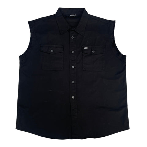 Lethal Threat Men's Freedom Ain't Free Sleeveless Button Up Shirt