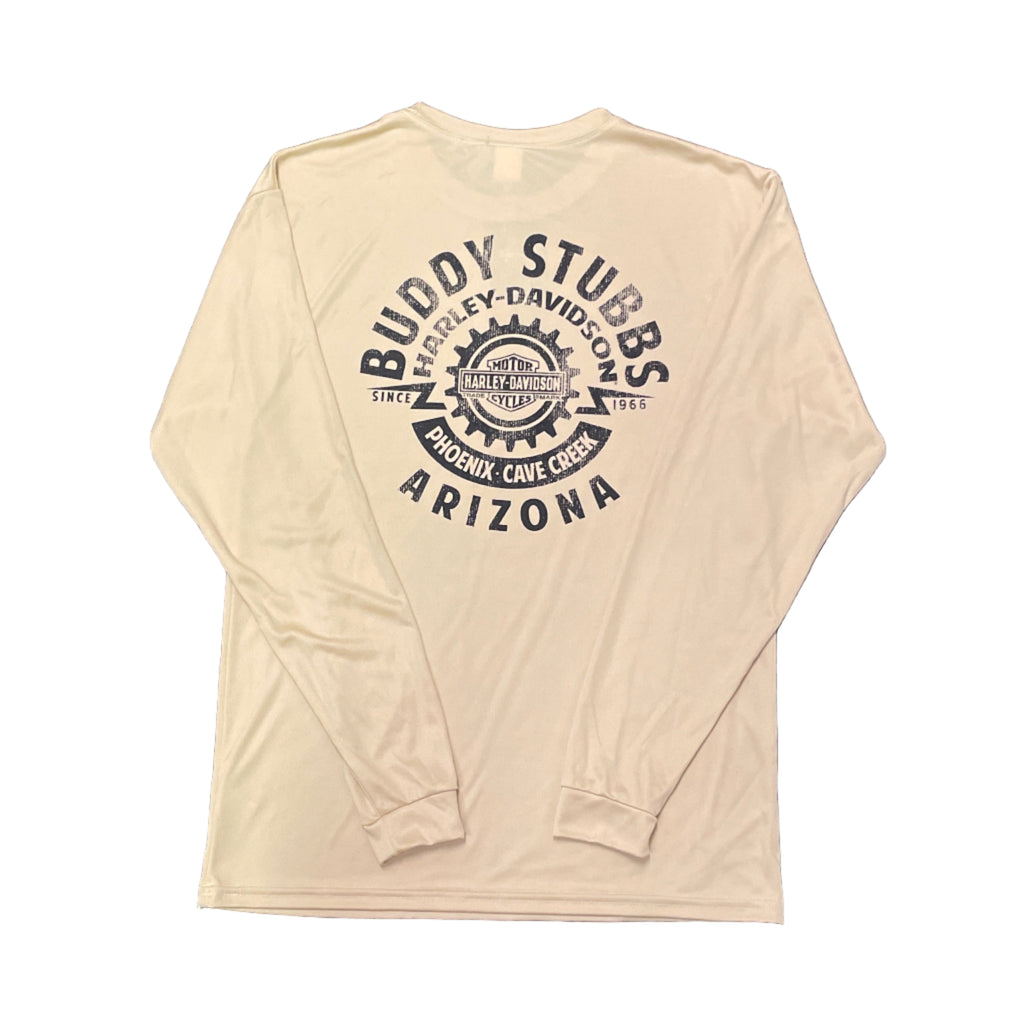 Buddy Stubbs H-D Custom Long Sleeve - Vegas Gold Performance Wicking