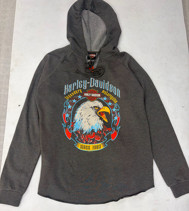 Long Sleeve GREY  Eagle Fleece- BUDDY STUBBS CAVE CREEK BACK