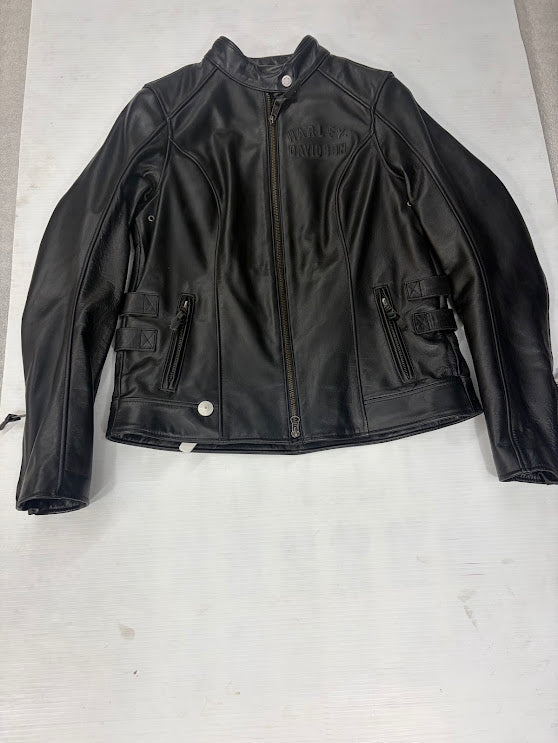 Woman's Leather Jacket Racer Modular