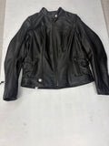 Woman's Leather Jacket Racer Modular