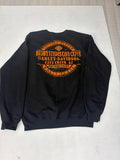 Men's Crew Neck L/s Fleece Stretched HD LOGO
