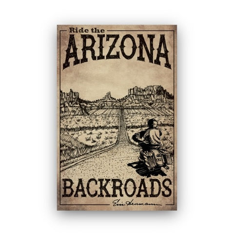 "Ride the Arizona Backroads" by Eric Herrmann - RIDEBOOK